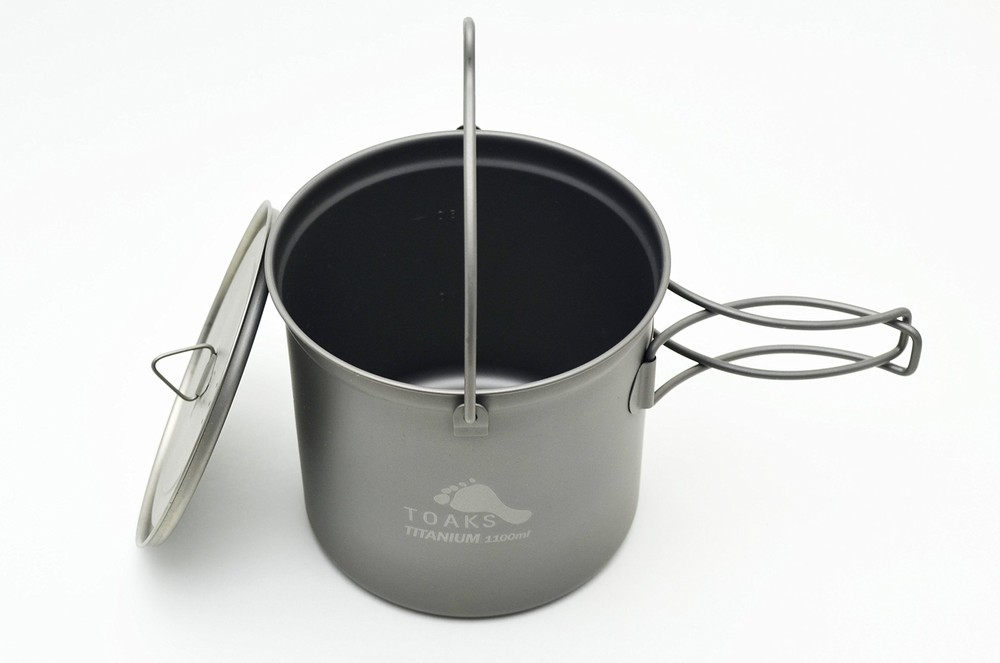 Titanium 1100ml Pot With Bail Handle