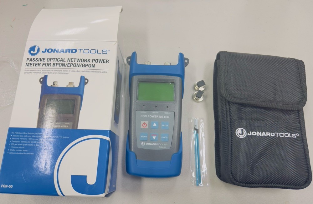 Jonard Tools PON-50 Passive Optical Network Power Meter