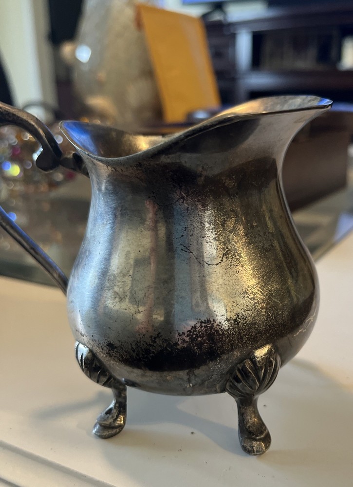 Silver Plate Antique Creamer Pitcher Circa 1900