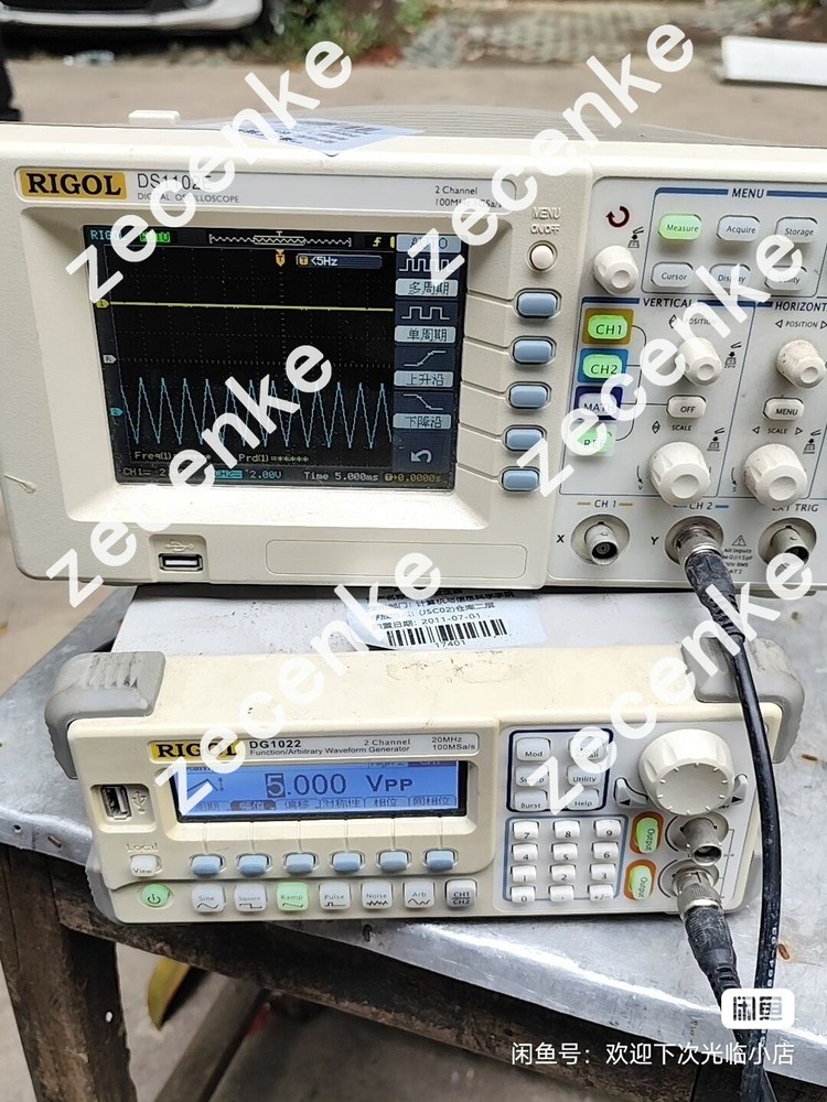 1PCS RIGOL DG1022 Arbitrary Waveform Function Generator AWG 25MHZ 2 output