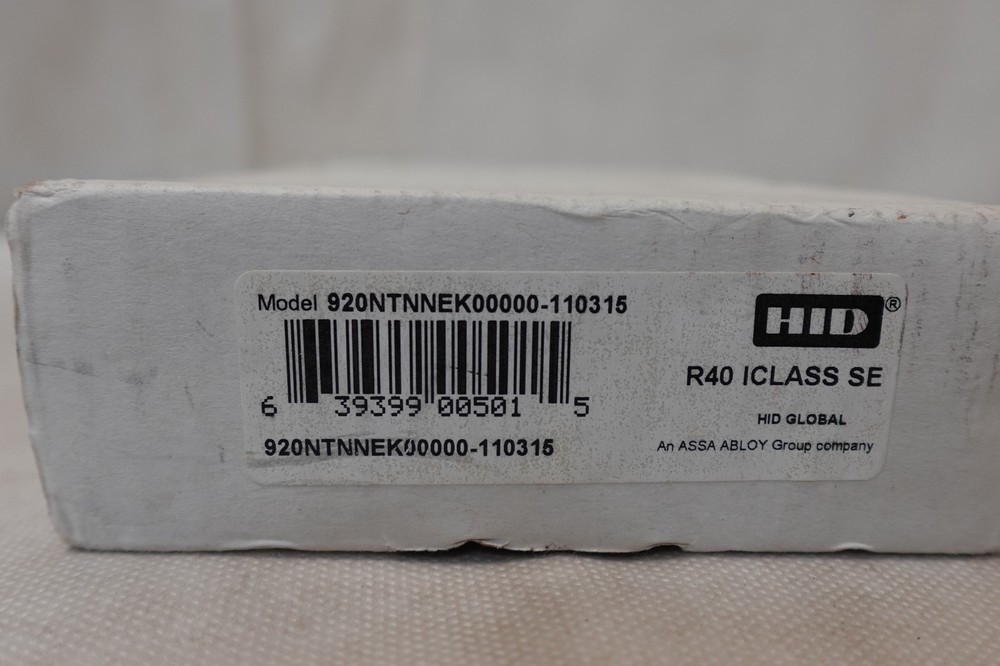 HID iCLASS SE R40 Wall Switch RFID Prox Reader Access Control 920NTNNEK00000