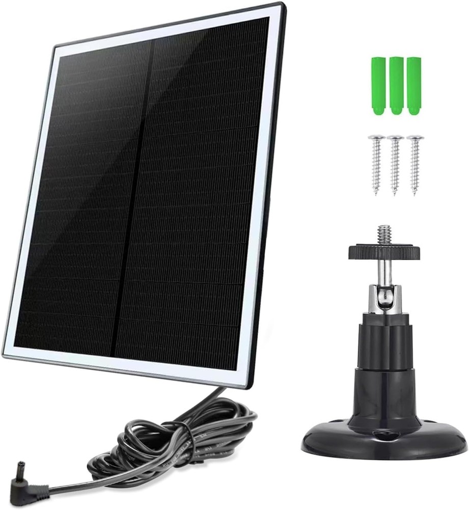 Efficient Solar Panel Charger for Ring Spotlight & Stick Up Camera - 1Pack