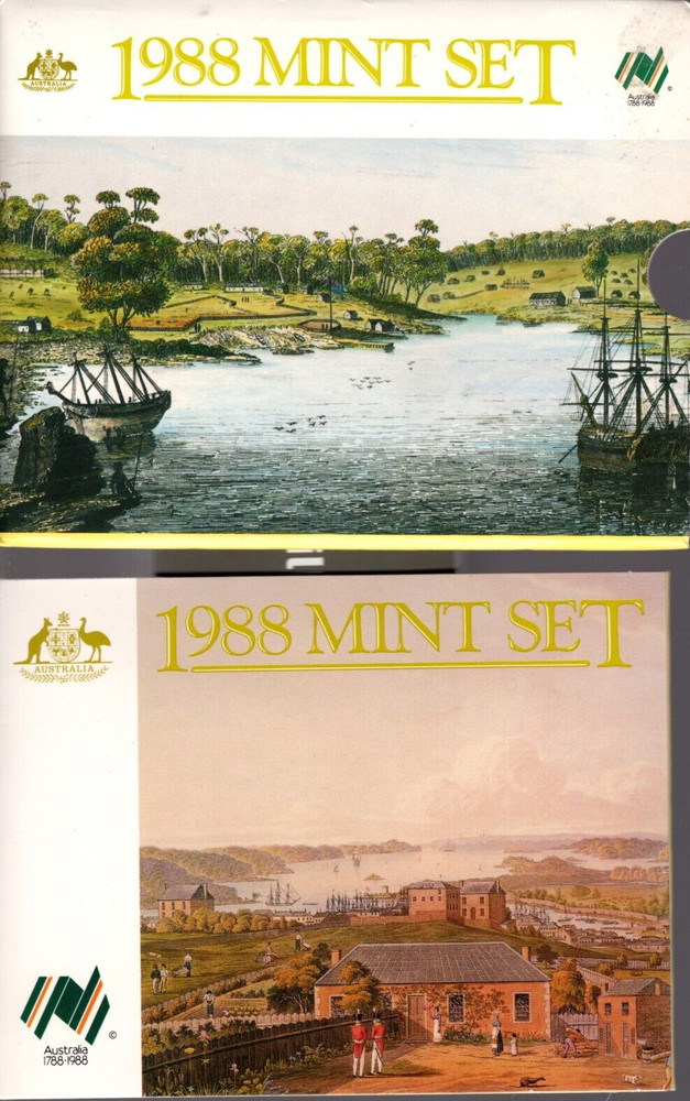 AUSTRALIA 1988 UNCIRCULATED MINT COIN SET KM#MS21