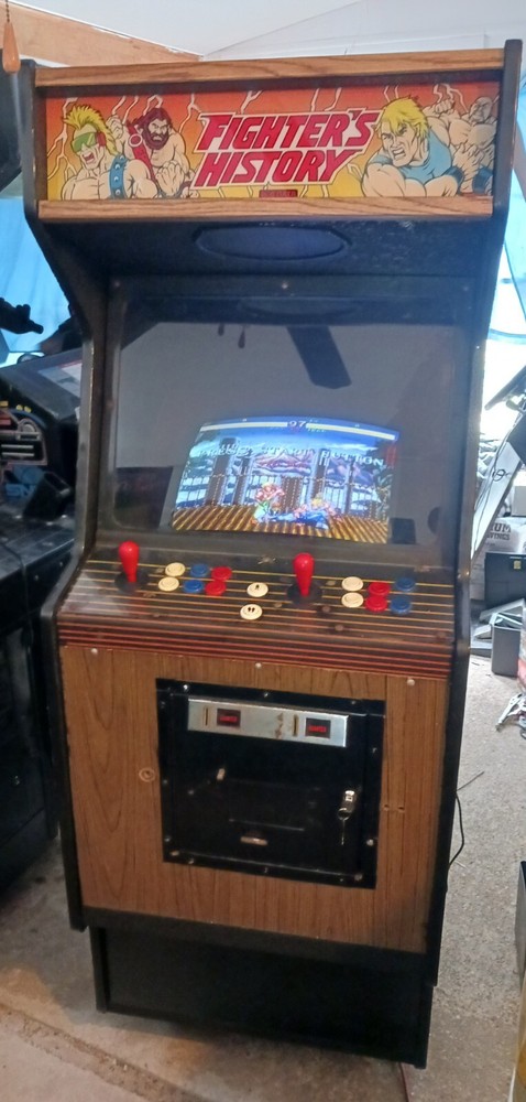 Fighter's History Data East Fullsize Classic Coin-op Arcade Machine
