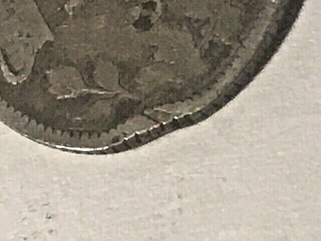 1882-H Canada Silver 10 Cents Planchet Error VG+ #829