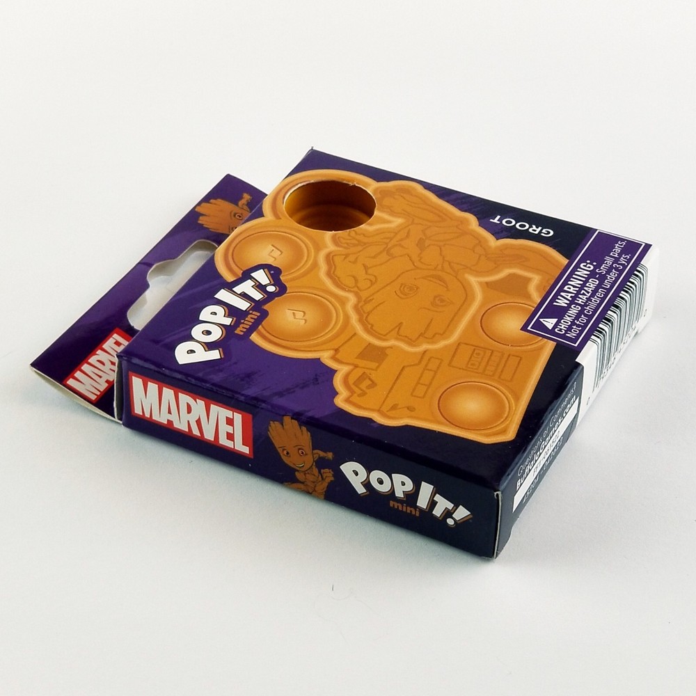 Groot Pop It Mini & Chain Marvel Fidget Toy