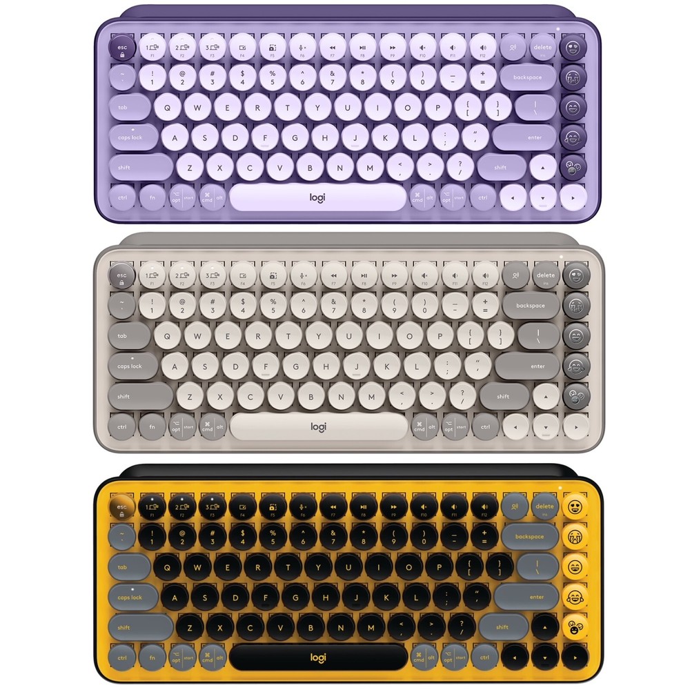 Logitech POP Keys Wireless Mechanical Keyboard for Windows/macOS/iPadOS/Android
