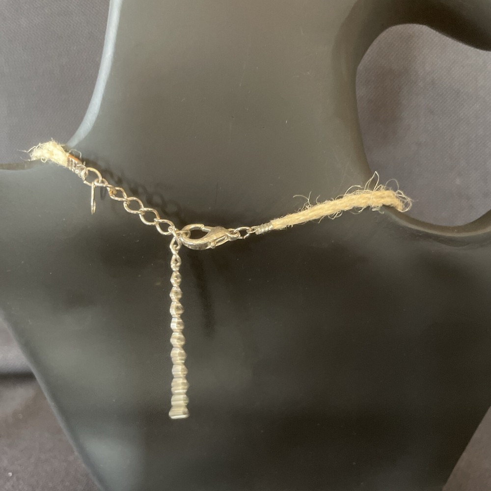 Vtg Gantos Rope & Bead Necklace
