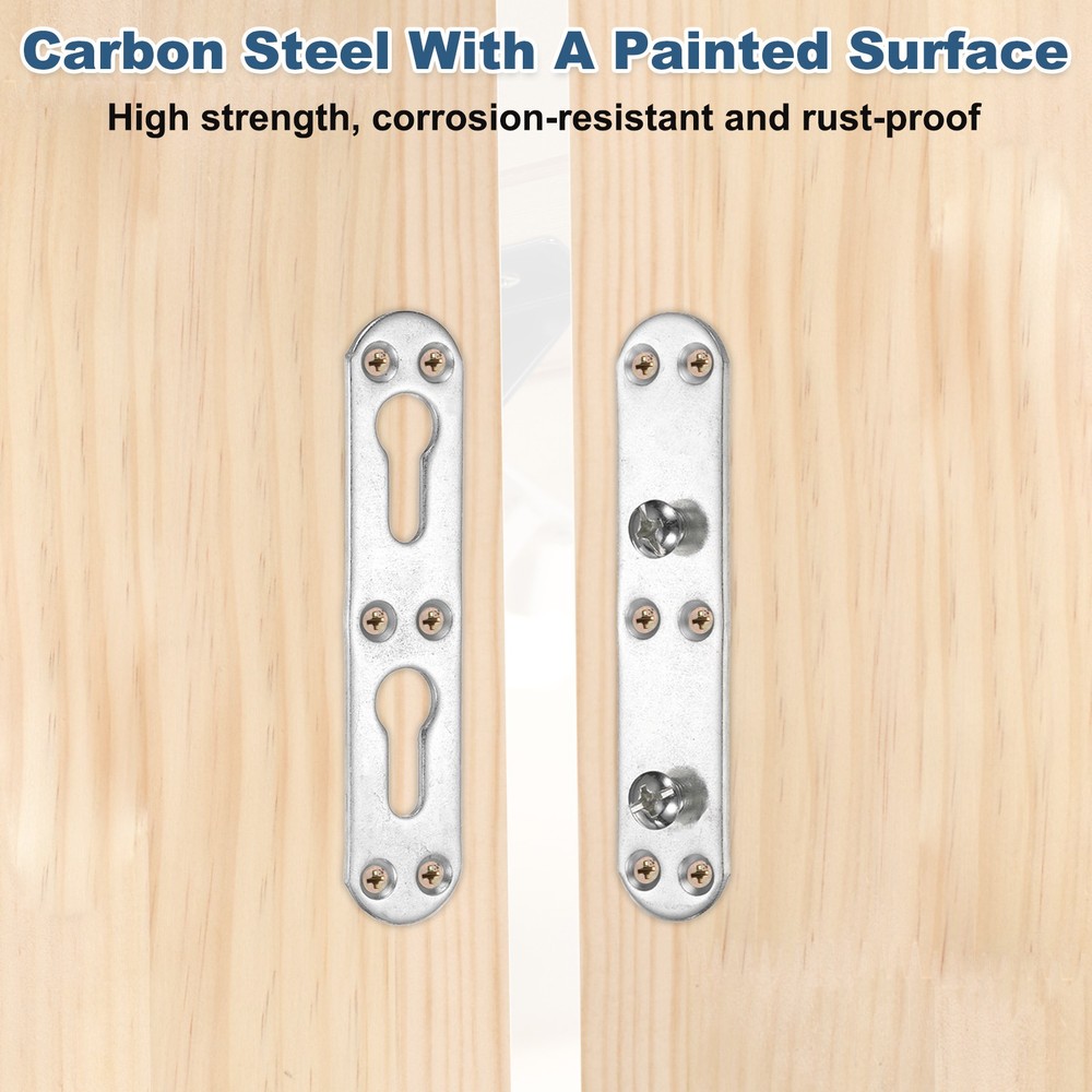 5" Bed Mounts, Carbon Steel Adjustable Bra Hardware
