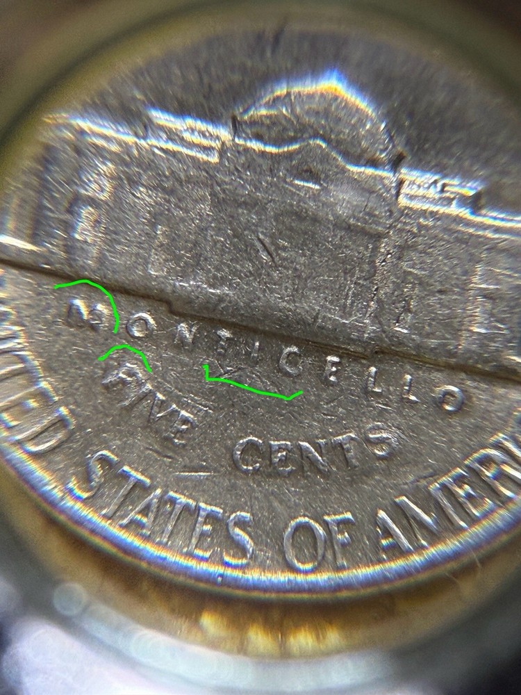 1964 One Of It’s Kind D Mint Nickel With Multiple Errors