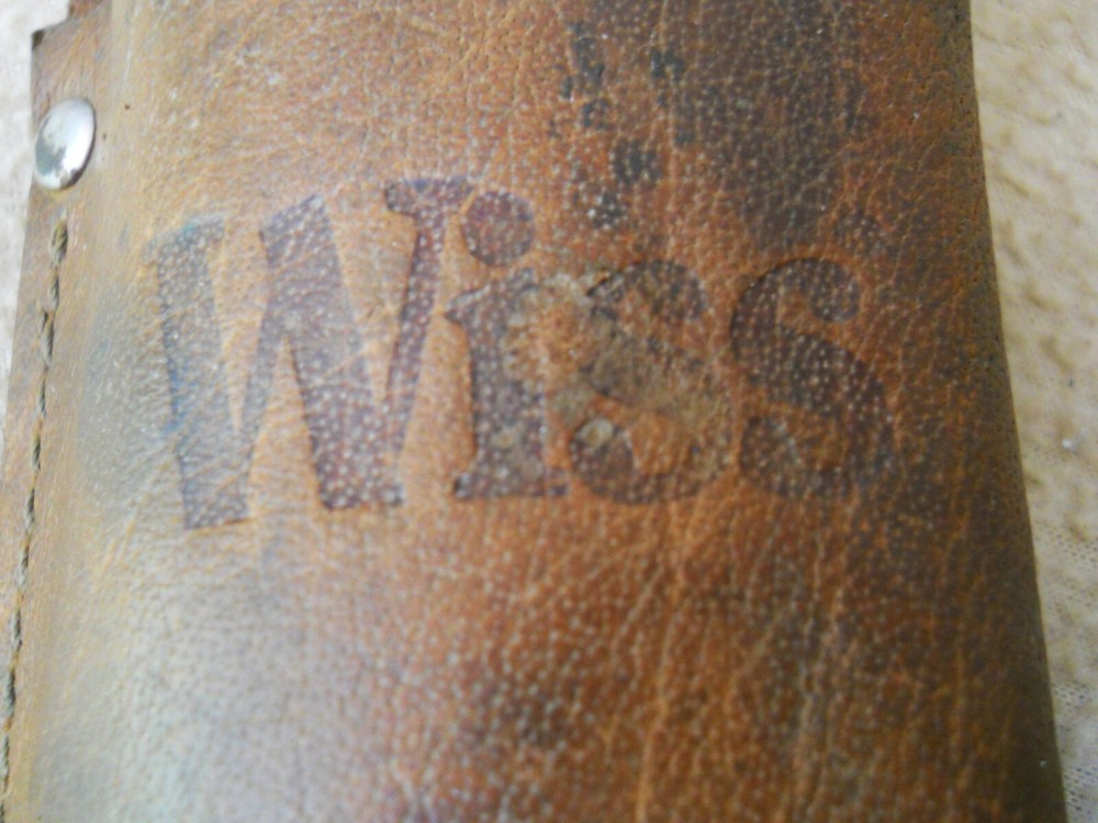 Vintage WISS Tin Snips M3 with Leather Sheath