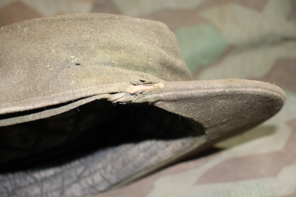 ORIGINAL WW2 GERMAN M43 FELDMUTZE STYLE FIELD CAP MODIFIED WH SS OSTFRONT