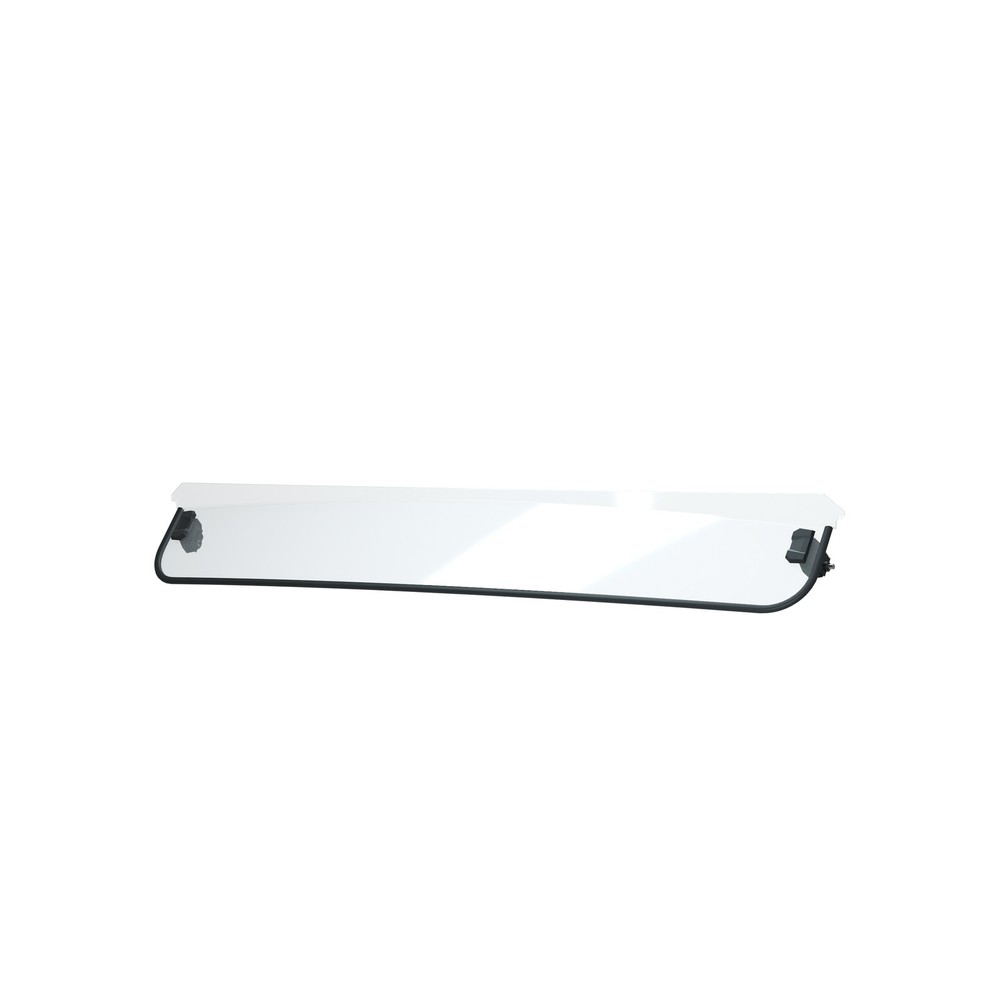 Polaris Lock & Ride Half Front Windshield, Hard Coat Polycarbonate