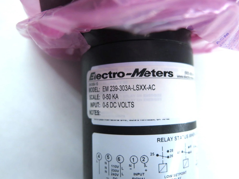 Crompton Instruments EM 239-303A-LSXX-AC Meter Relay