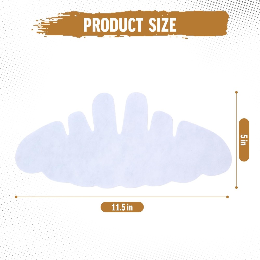 6Pcs Baseball Caps Inserts Shapers, Reusable Polyester Fabric One Size, White