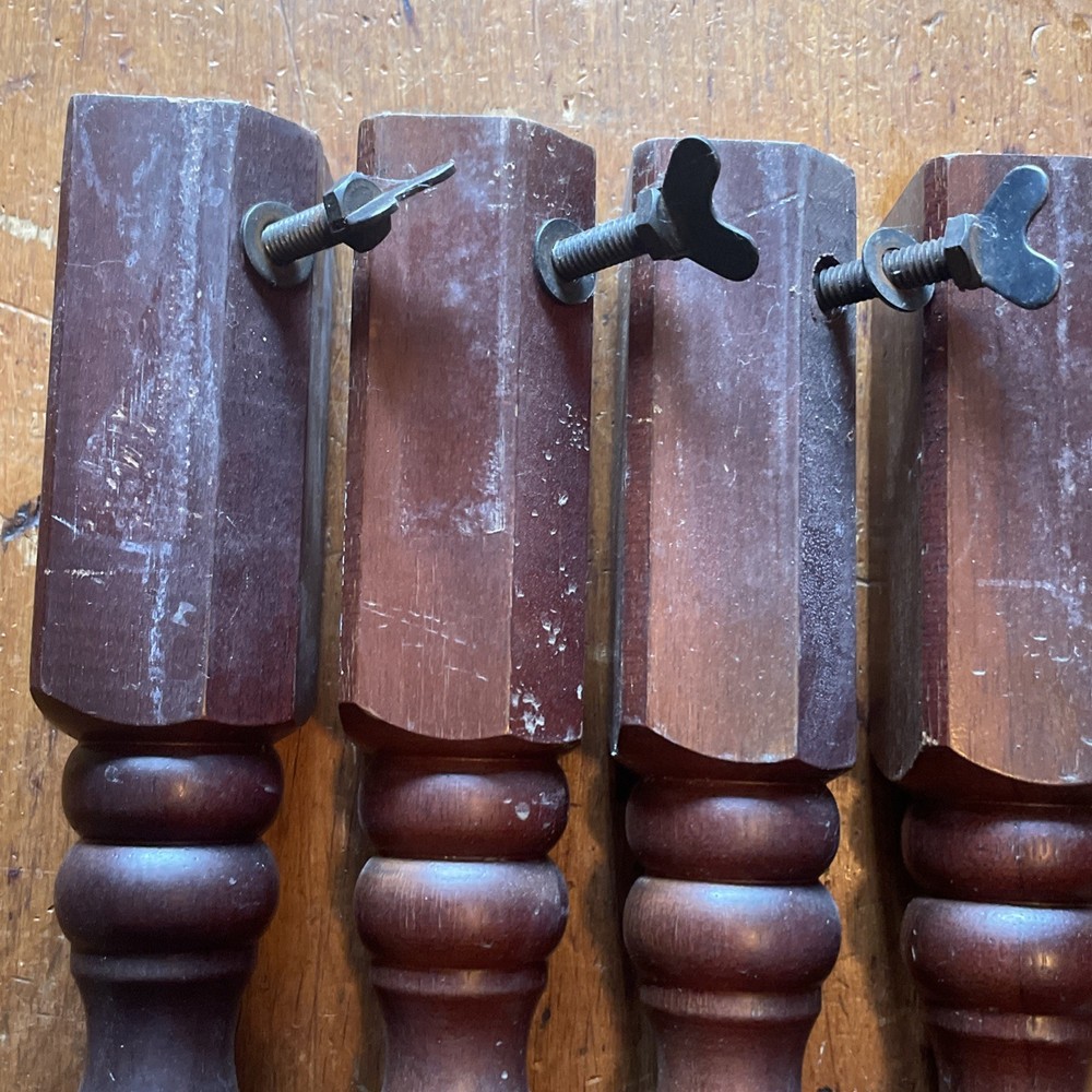 26” Vintage Table Legs Wood