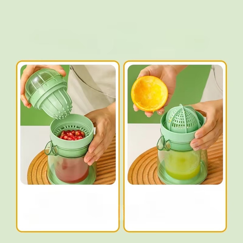 400ml Manual Pomegranate Juicer - Compact Fruit Squeezer for Oranges &