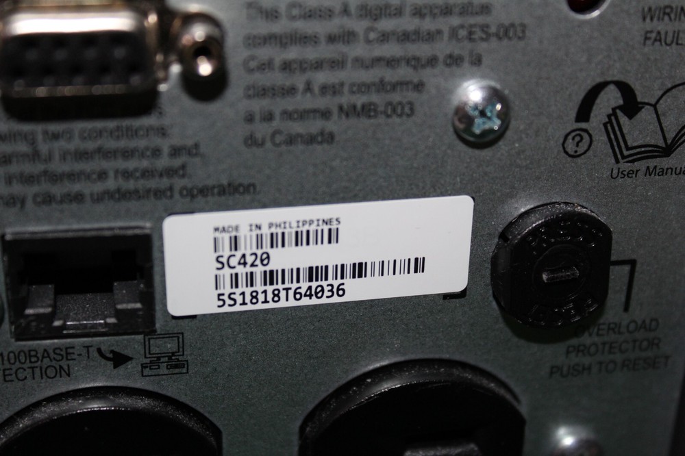 APC Back Ups Smart Ups 420 SC420 Power Supply