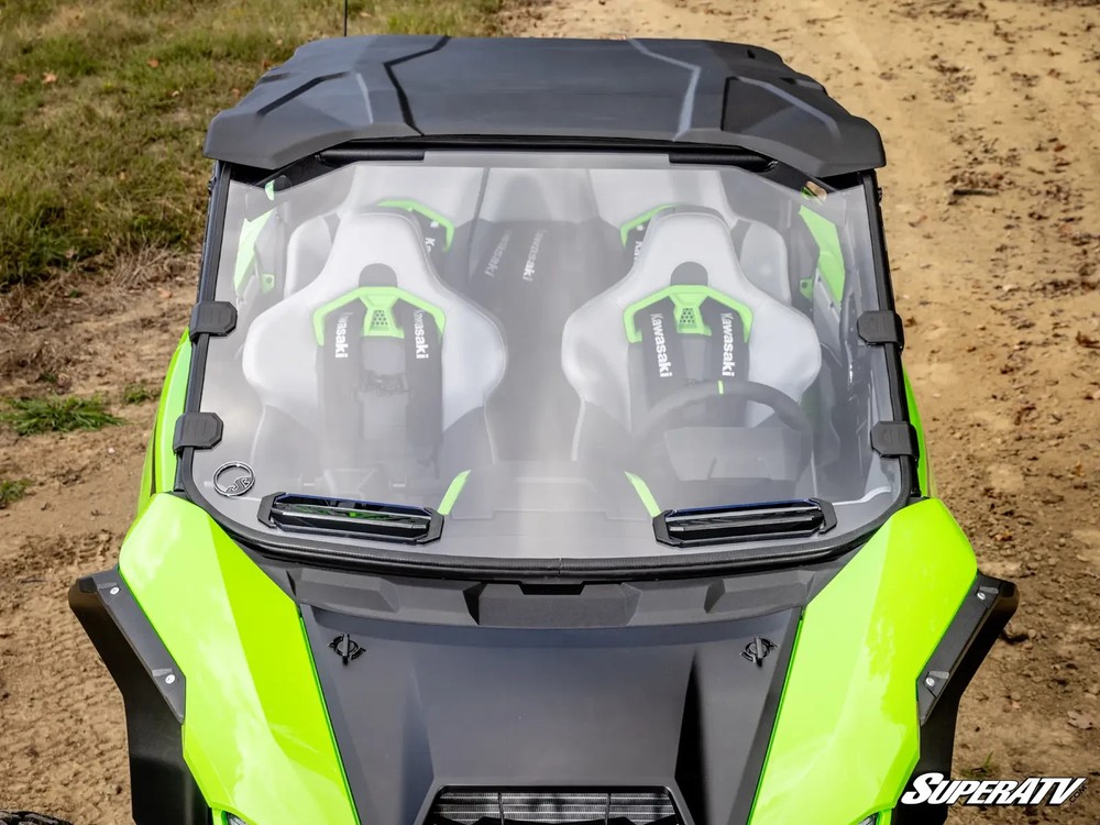 SuperATV Vented Front Windshield Kawasaki Teryx H2 4 / 5 2026+ Clear