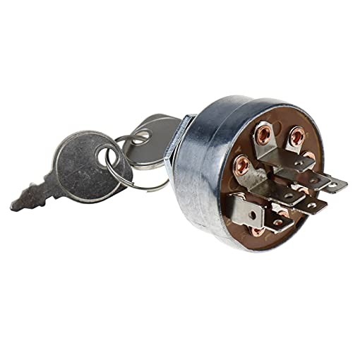 Ignition Switch 7 Post Ignition Switch with Key 334013B for AYP Roper