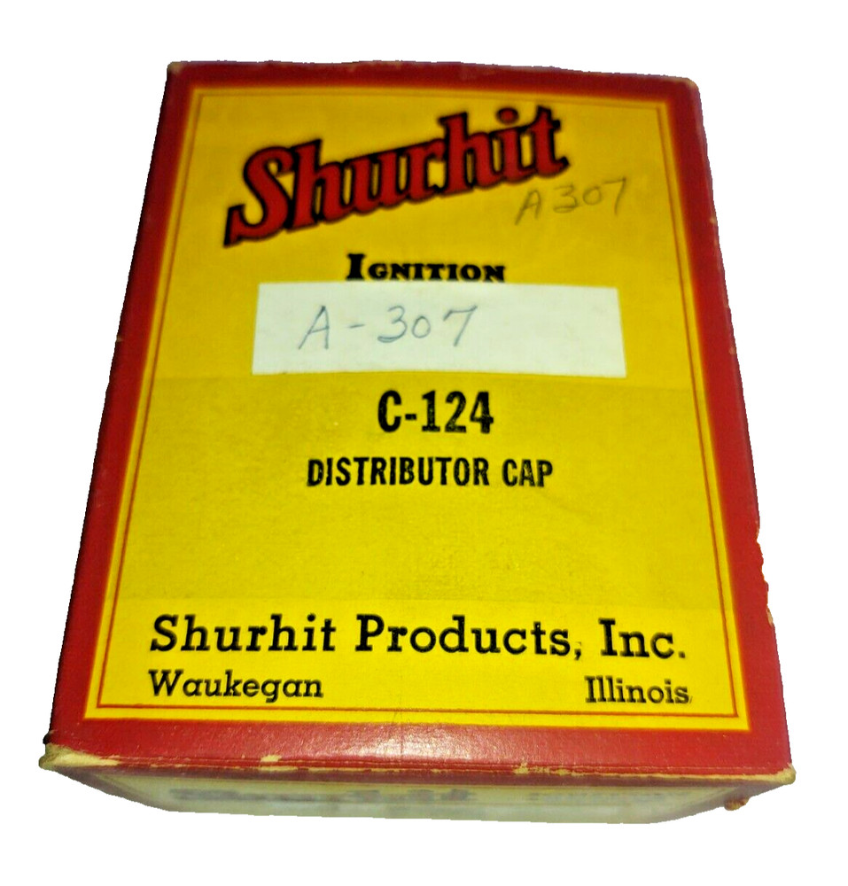 SHURHIT PRODUCTS A-307 DISTRIBUTOR CAP (8CYL) / C-124