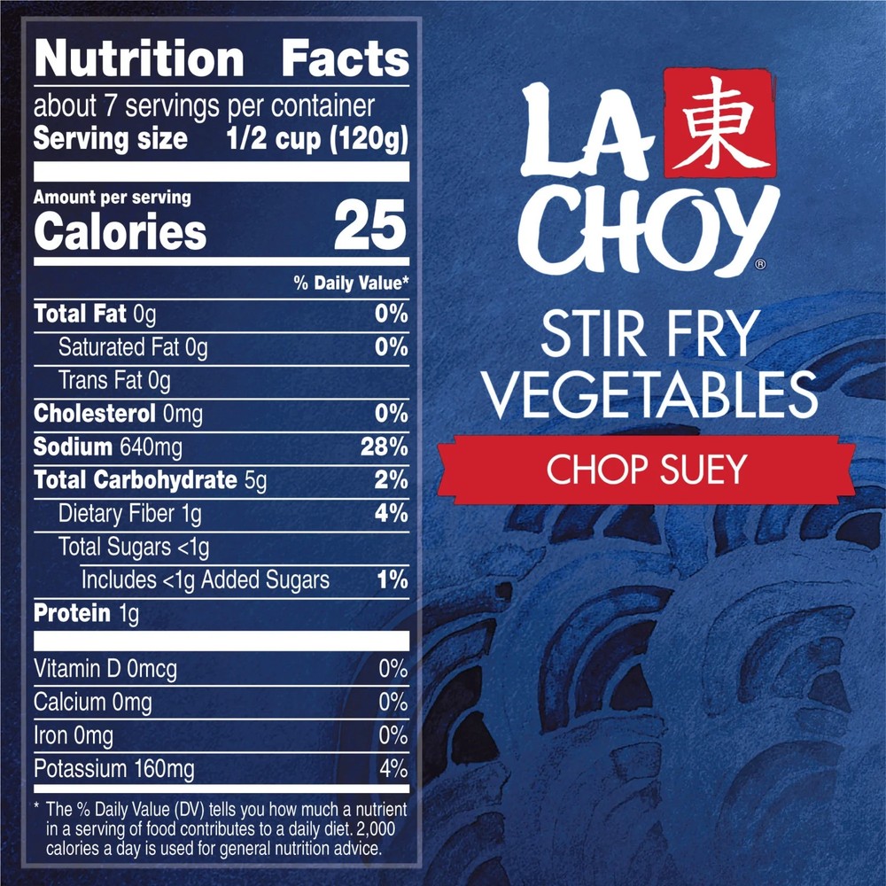 (7 Pack) Chop Suey Vegetables, Chinese Mixed Vegetables, 28 Oz Can