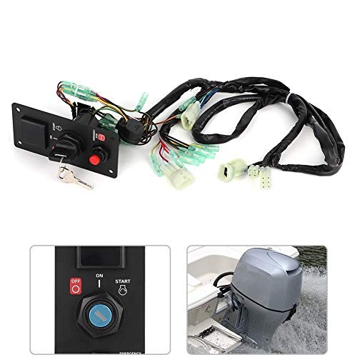 Ignition Switch Panel Outboard Single Engine Key Switch Panel Assembly On-Off