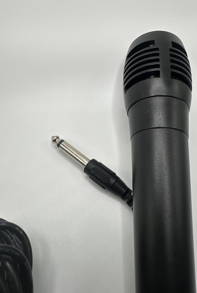 QFX M‑210 Wired Dynamic Microphone Unidirectional with 8ft Cable – Tested