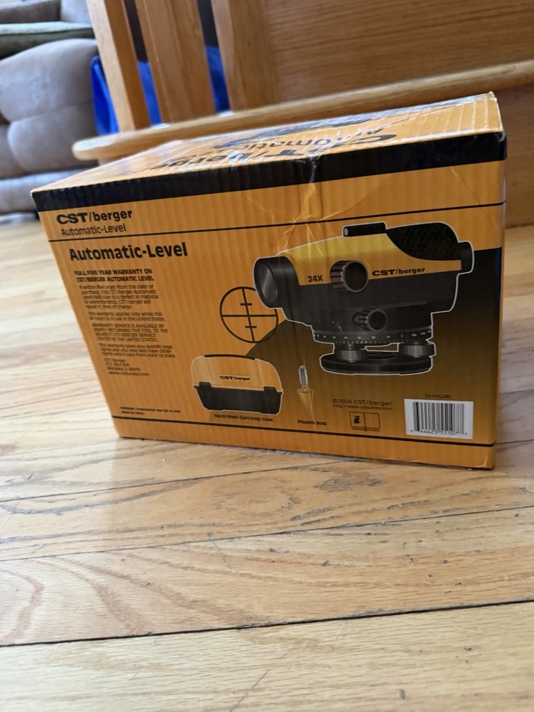 CST Berger 24X Automatic Laser Level with Hard Case