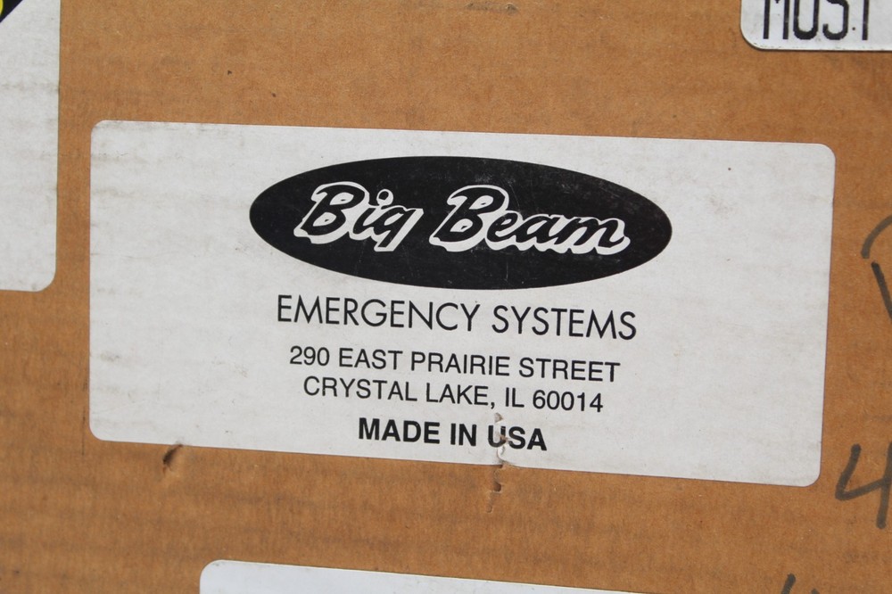 Big Beam ECX1RWW-AL Emergency Exit Sign