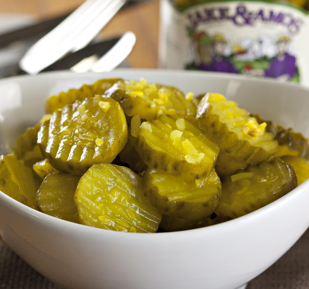 Dill Garlic Pickle Chips 33 Oz. (2 Jars)