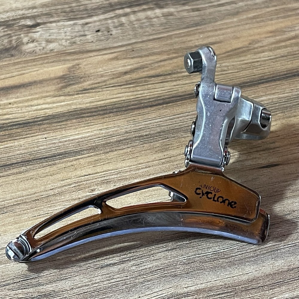 Vintage Suntour Cyclone 28.6 Clamp Front Derailleur Bottom Pull LOW MILES