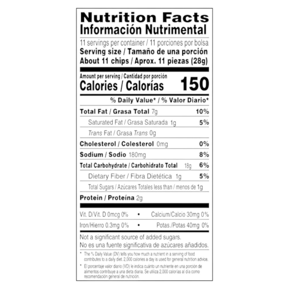 Tostitos Tortilla Chips Salsa Verde Flavored Rounds 11oz Bag