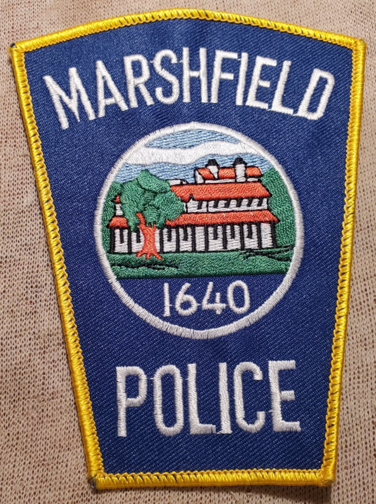 MA Marshfield Massachusetts Police Shoulder Patch