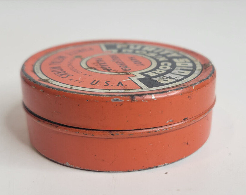 Vintage Purity Solder Rosin Core EMPTY Tin