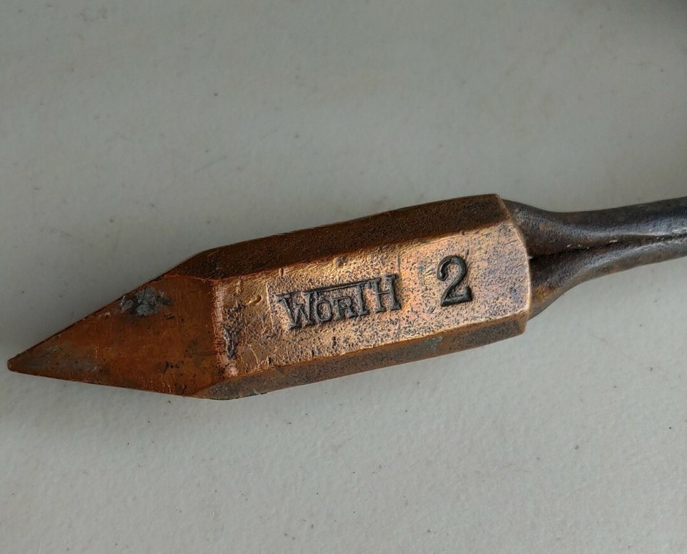 Vintage worth #2 copper Soldering Tip
