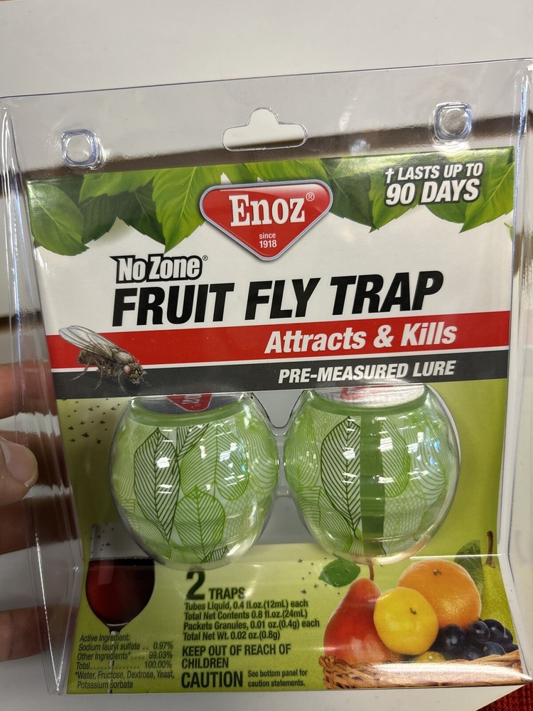 Enoz Fruit Fly Traps 2 In Each Pack