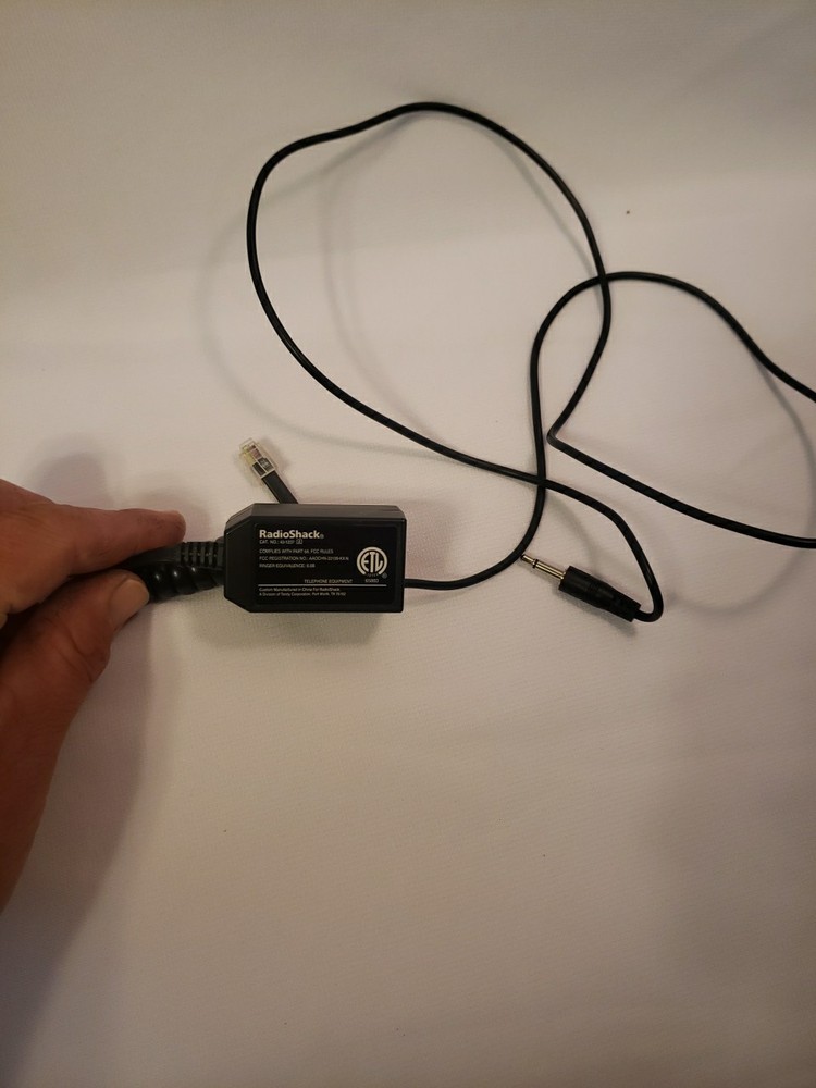 RadioShack 43-1237 Telephone Handset Recording Control