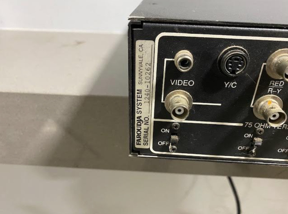 Faroudja System LD100 SuperNTSC Processor AS-IS for Parts