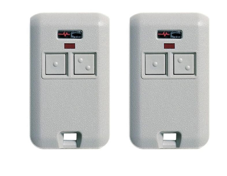 4140 Comp Gate/Garage 2-Button Remote Multicode 300MHz 10 Switch 2-PACK