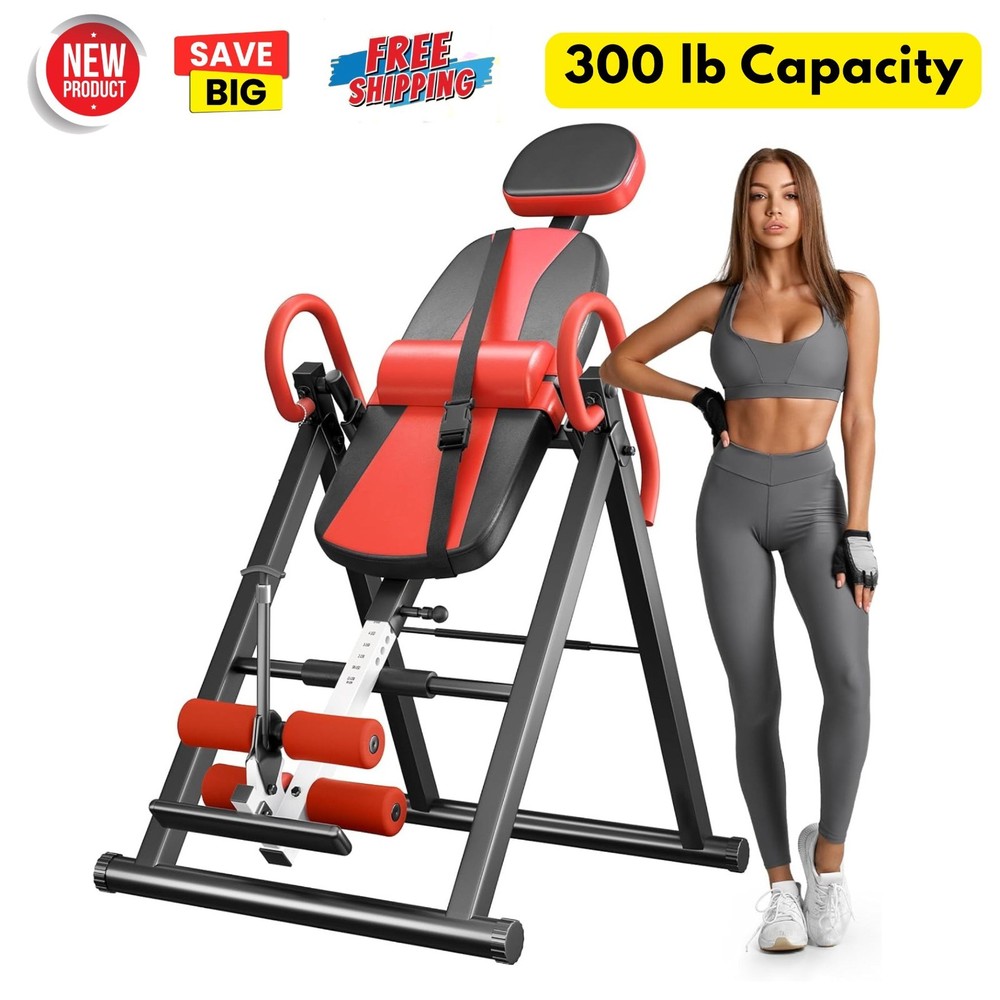 Gravity Inversion Table Back Stretcher Machine Physical Therapy Back Pain Relief