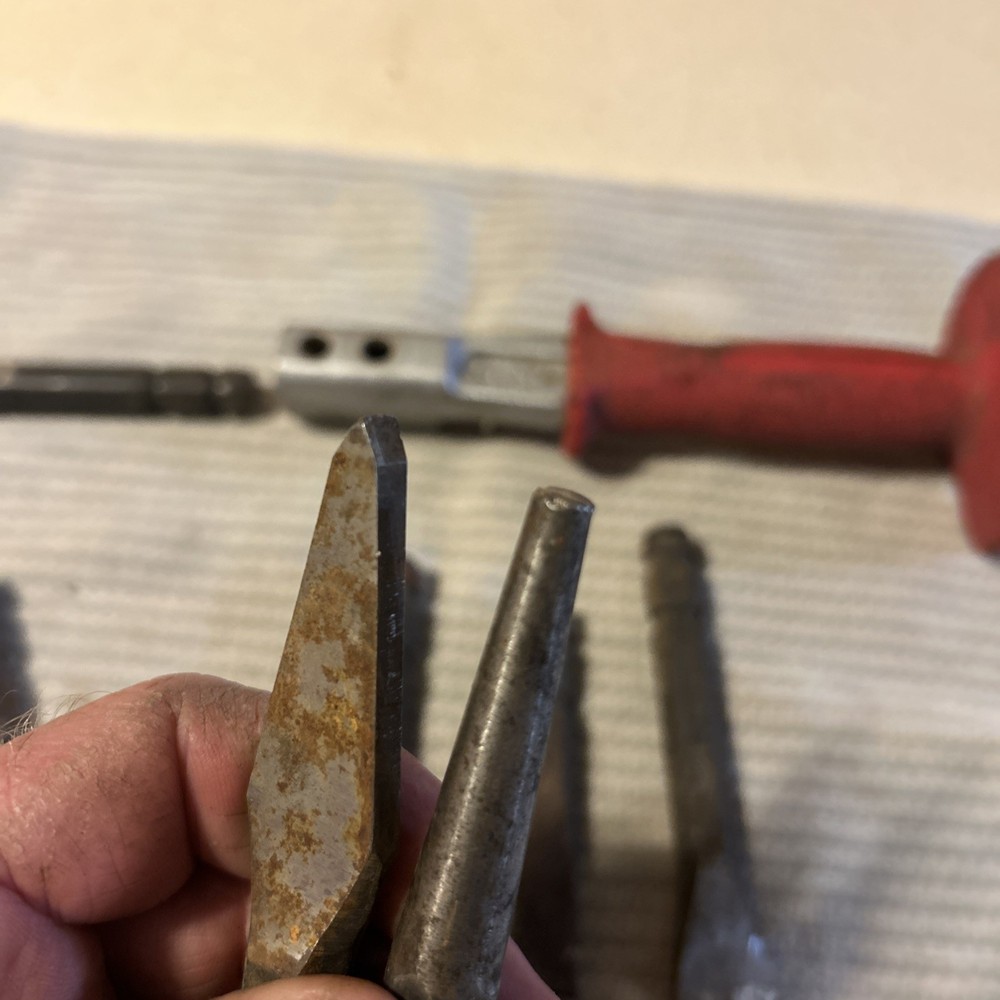 OTC 4605-01 11 Piece Interchangeable Quick Change Punch & Chisel Set