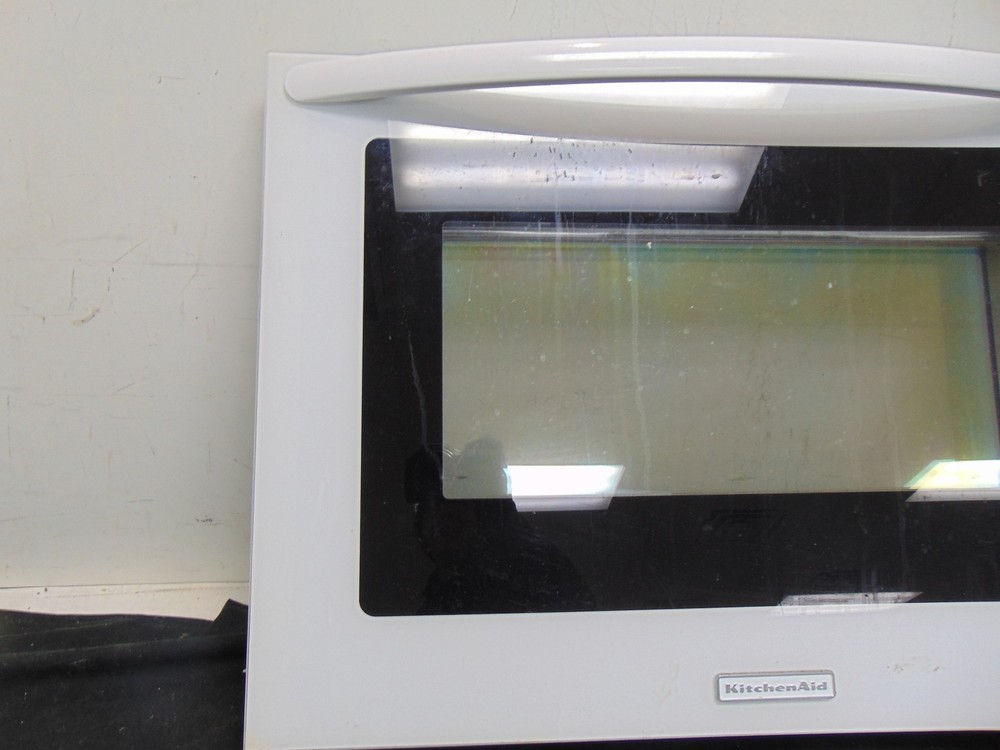 KitchenAid Electric Range KERS505XWH00 Lower Door Assembly with Handle White