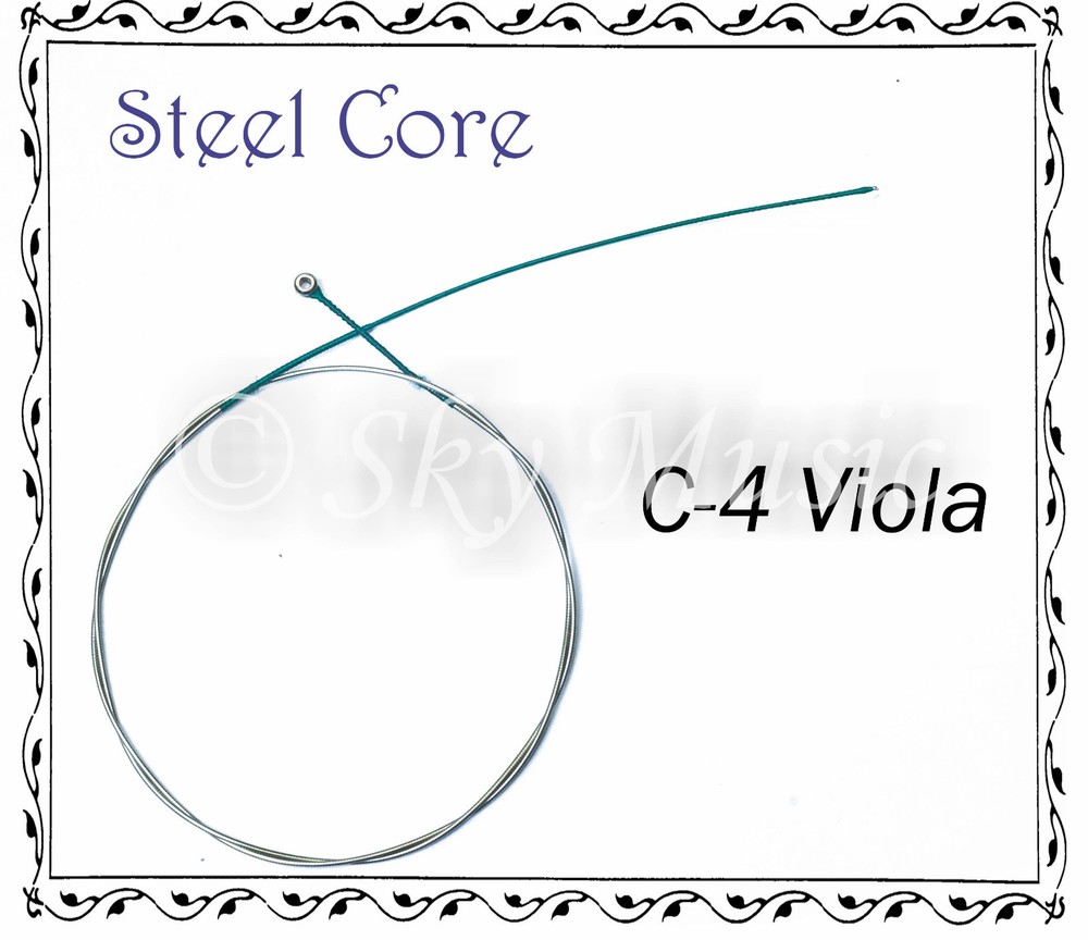 Superior Steel Core Viola Replacement Strings (Set) in 13" Size