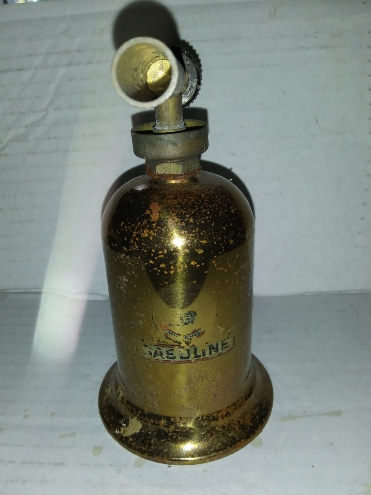 Vintage Gasoline Blowtorch 6" Tall