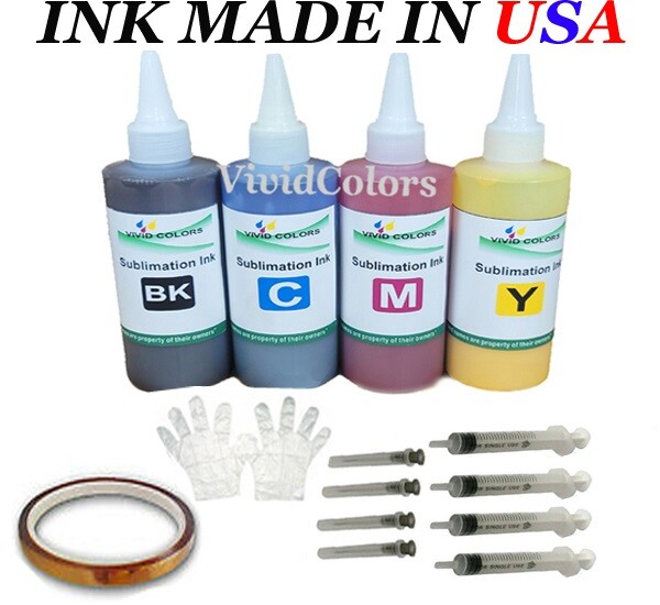 400ml Dye sublimation Refill Ink for All EP WorkForce Refillable Cartridges