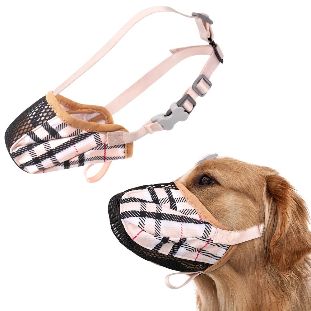 Dog Muzzle Basket Air Muzzle for Large Breeds Anti-Chewing Adjustable