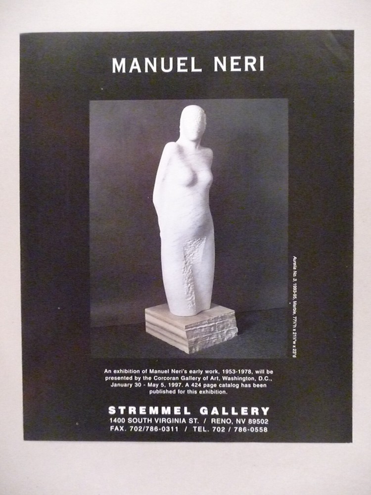 Manuel Neri MAGAZINE AD - 1996