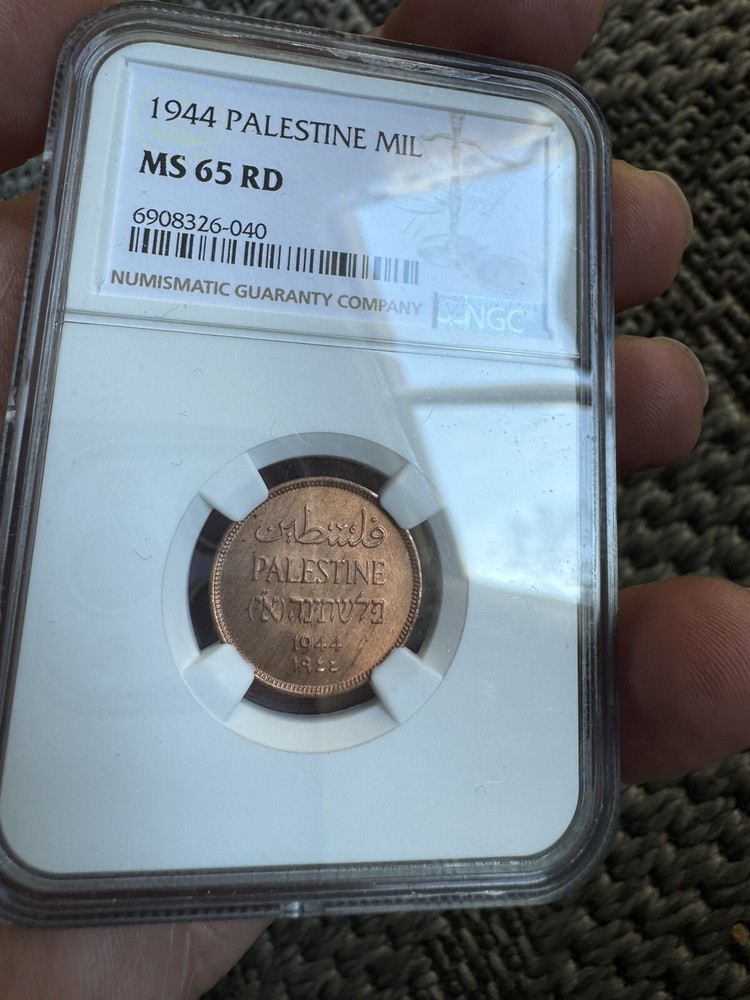 1944 Palestine Mil MS65 NGC