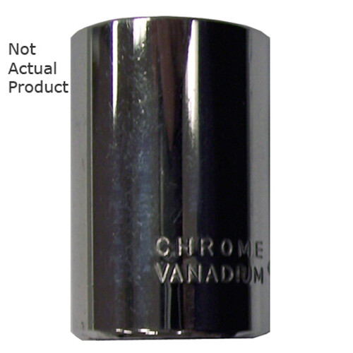 K Tool 22520 Chrome Socket, 3/8" Drive, 5/8", 12 Point, Shallow